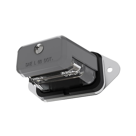 Abrams Surface Mount LED License Plate Light - Gray TLPL-SUM-G